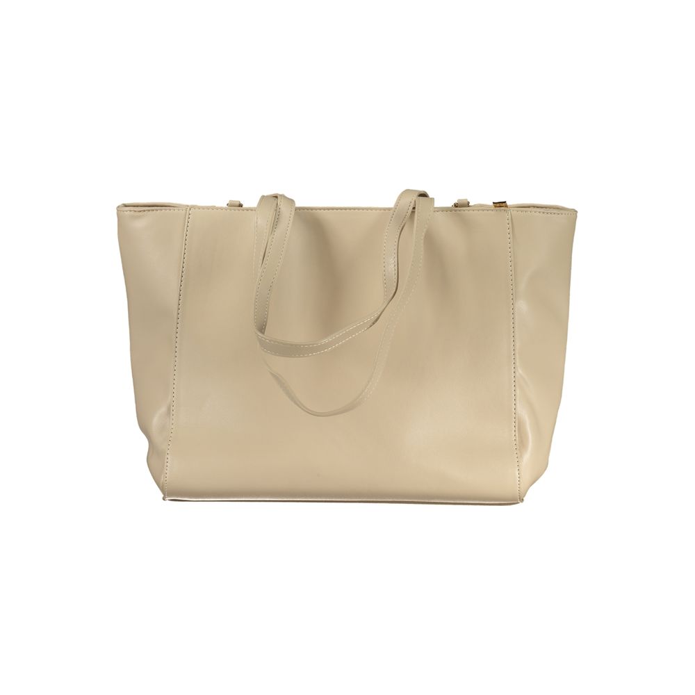 Laura Biagiotti Beige PVC Women Handbag - ClickThatClicks 