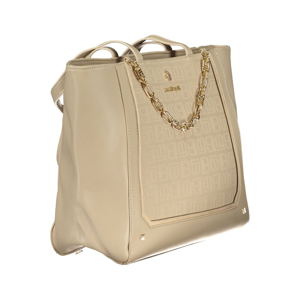 Laura Biagiotti Beige PVC Women Handbag - ClickThatClicks 