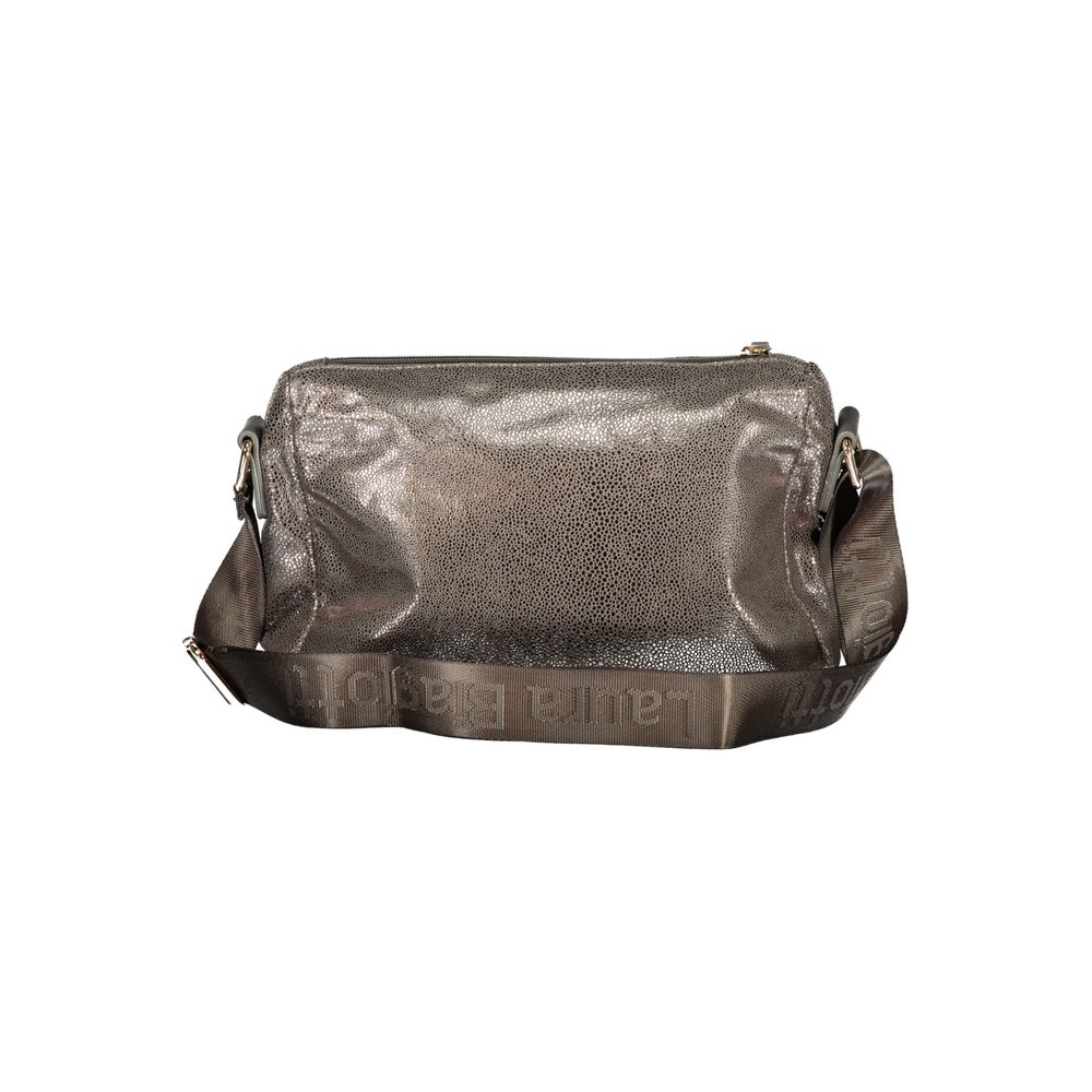 Laura Biagiotti Gray Polyester Women Handbag - ClickThatClicks 