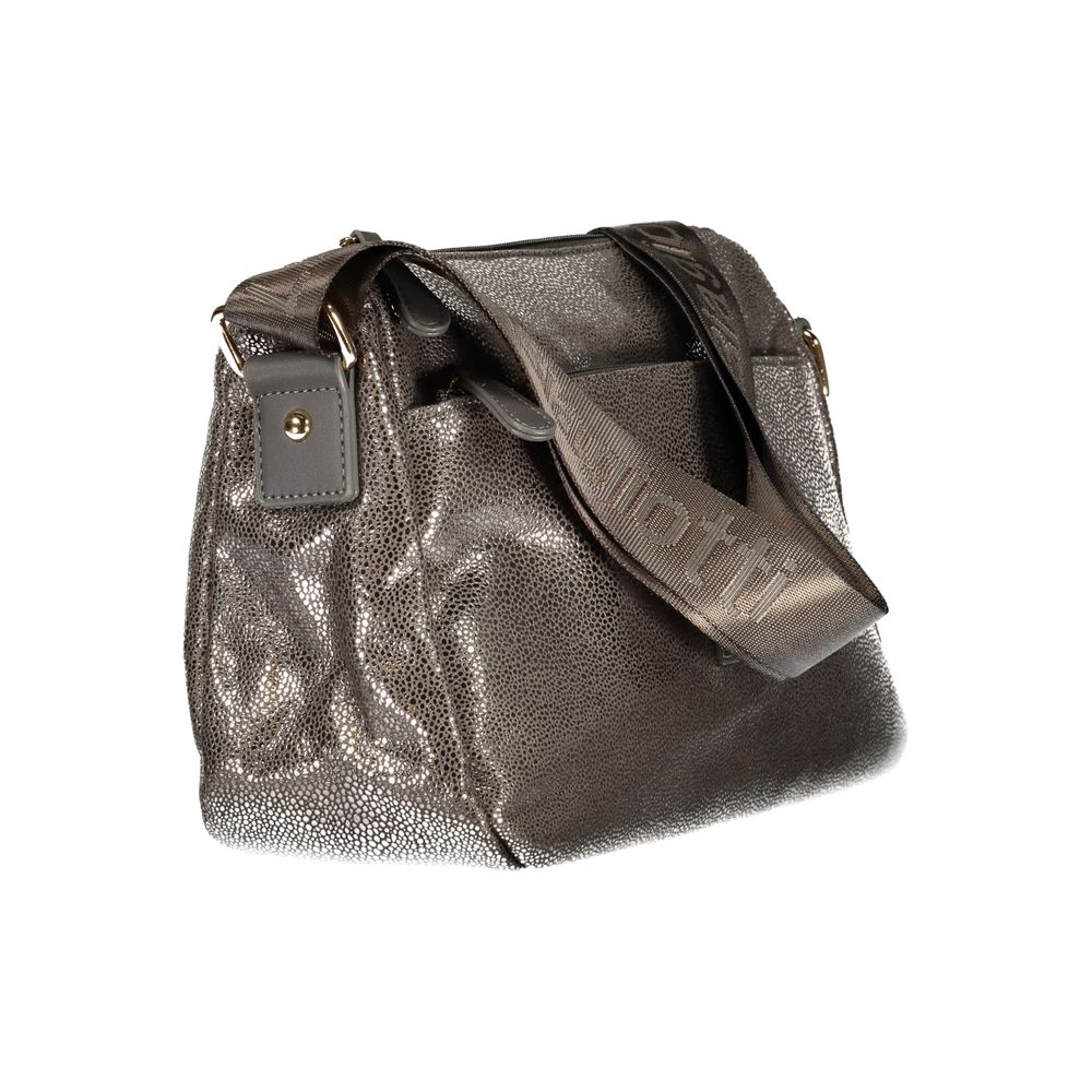 Laura Biagiotti Gray Polyester Women Handbag - ClickThatClicks 