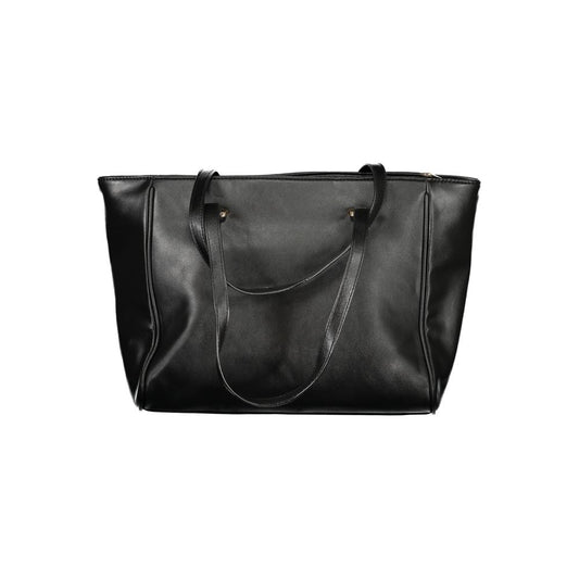 Laura Biagiotti Black PVC Women Handbag - ClickThatClicks 