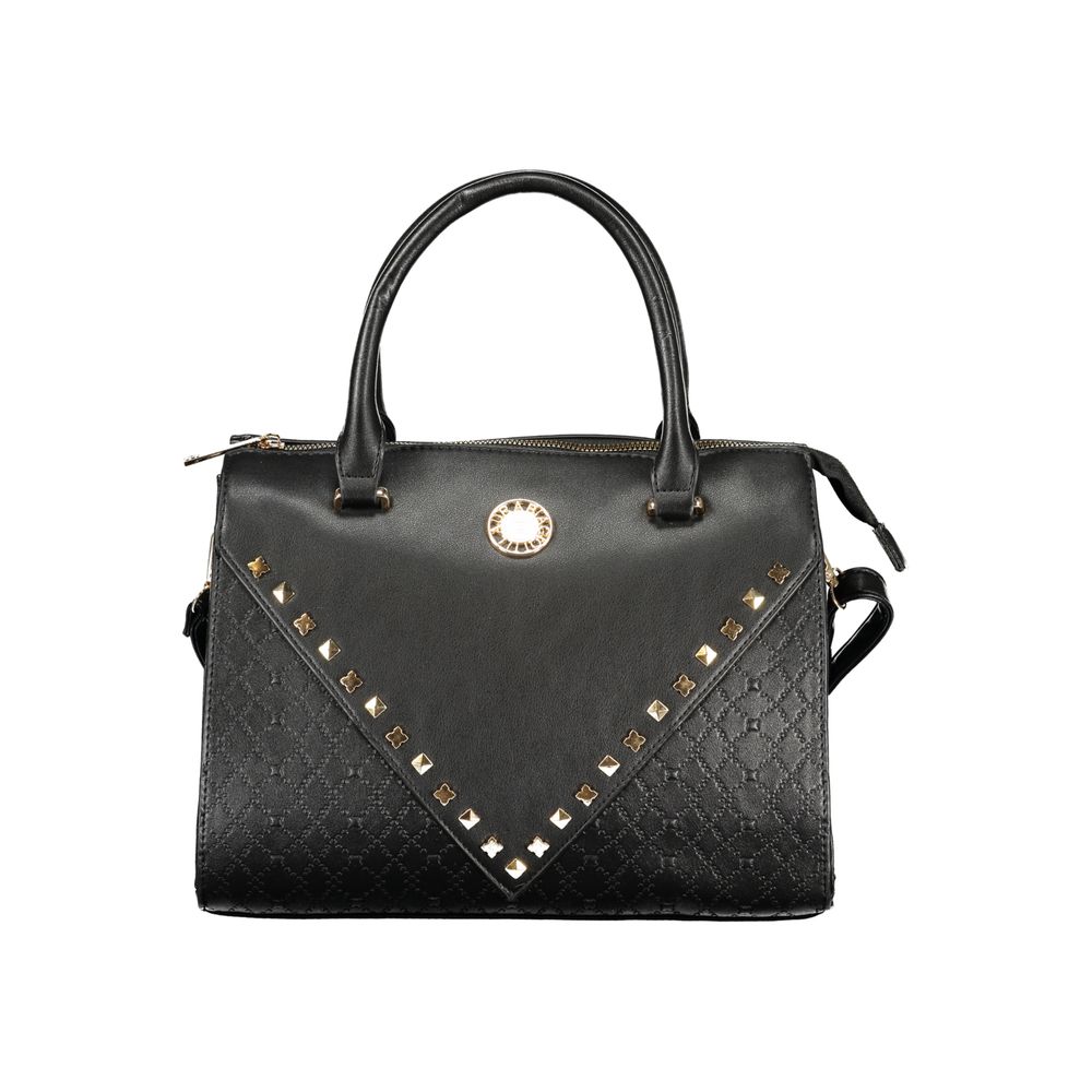 Laura Biagiotti Black PVC Women Handbag - ClickThatClicks 