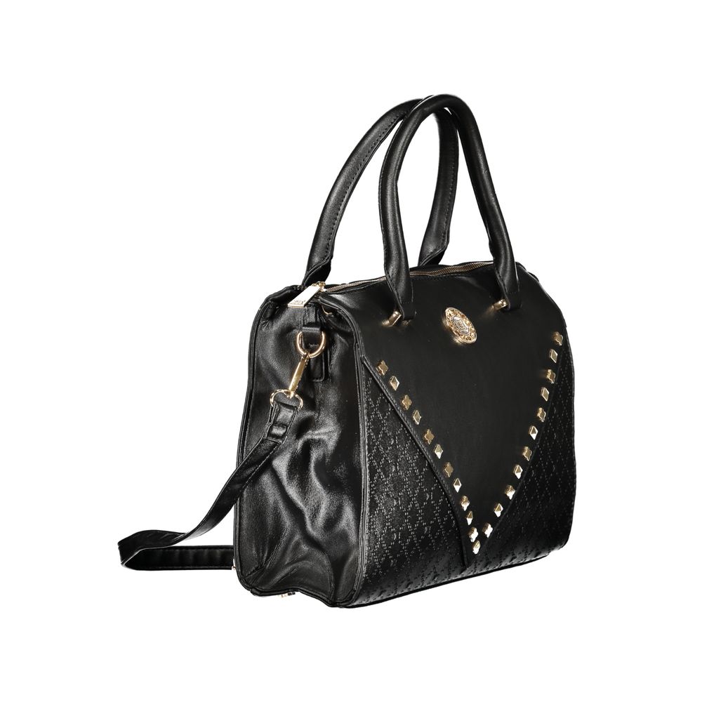 Laura Biagiotti Black PVC Women Handbag - ClickThatClicks 