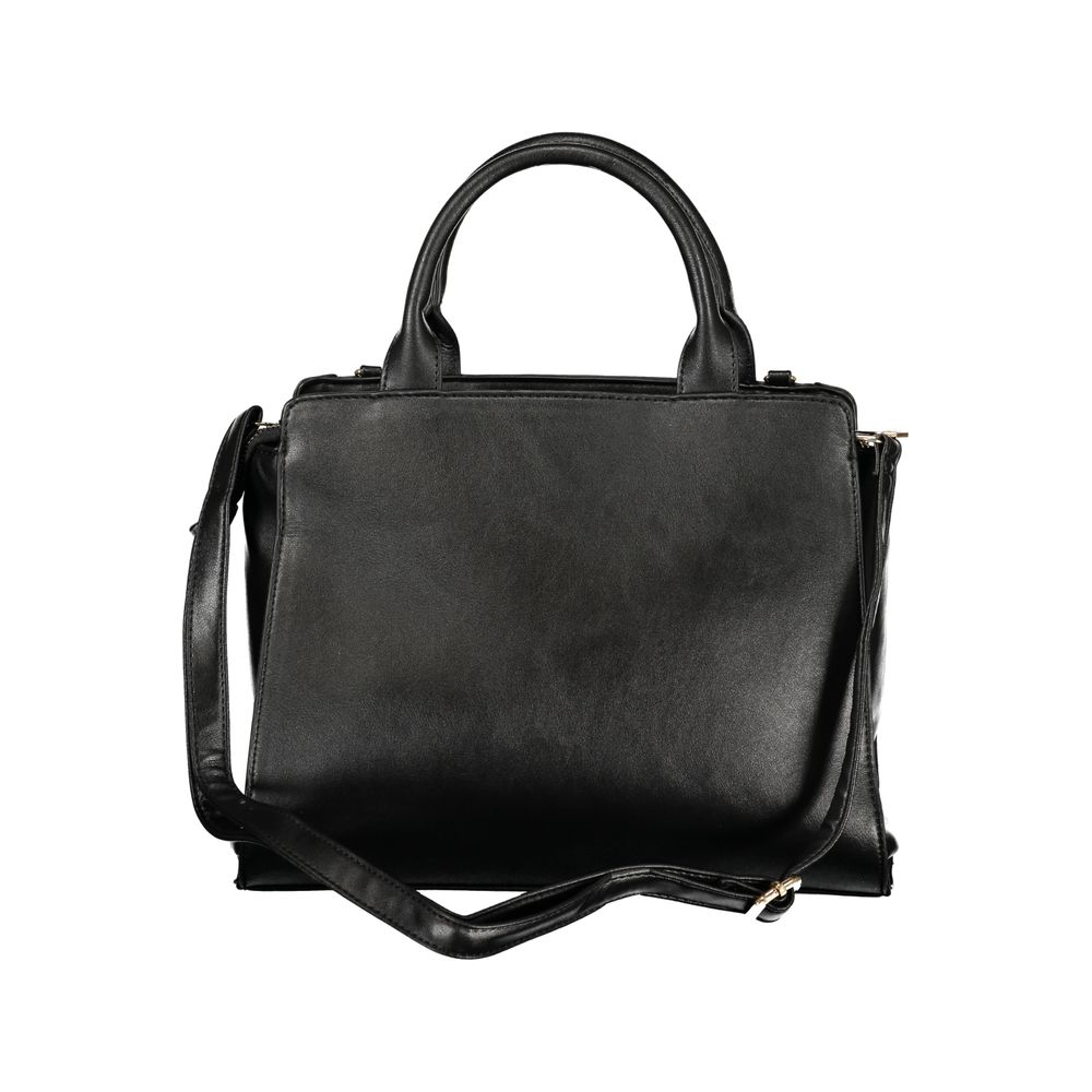 Laura Biagiotti Black Pvc Handbag - ClickThatClicks 