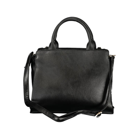 Laura Biagiotti Black Pvc Handbag - ClickThatClicks 