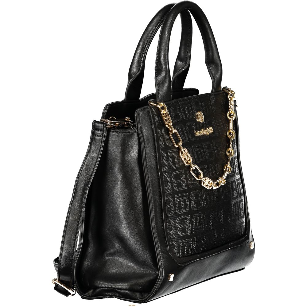 Laura Biagiotti Black Pvc Handbag - ClickThatClicks 