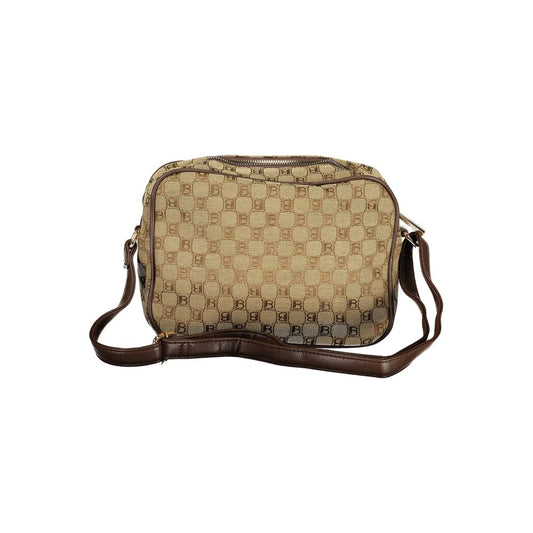 Laura Biagiotti Beige Polyester Women's Shoulder Bag - ClickThatClicks 