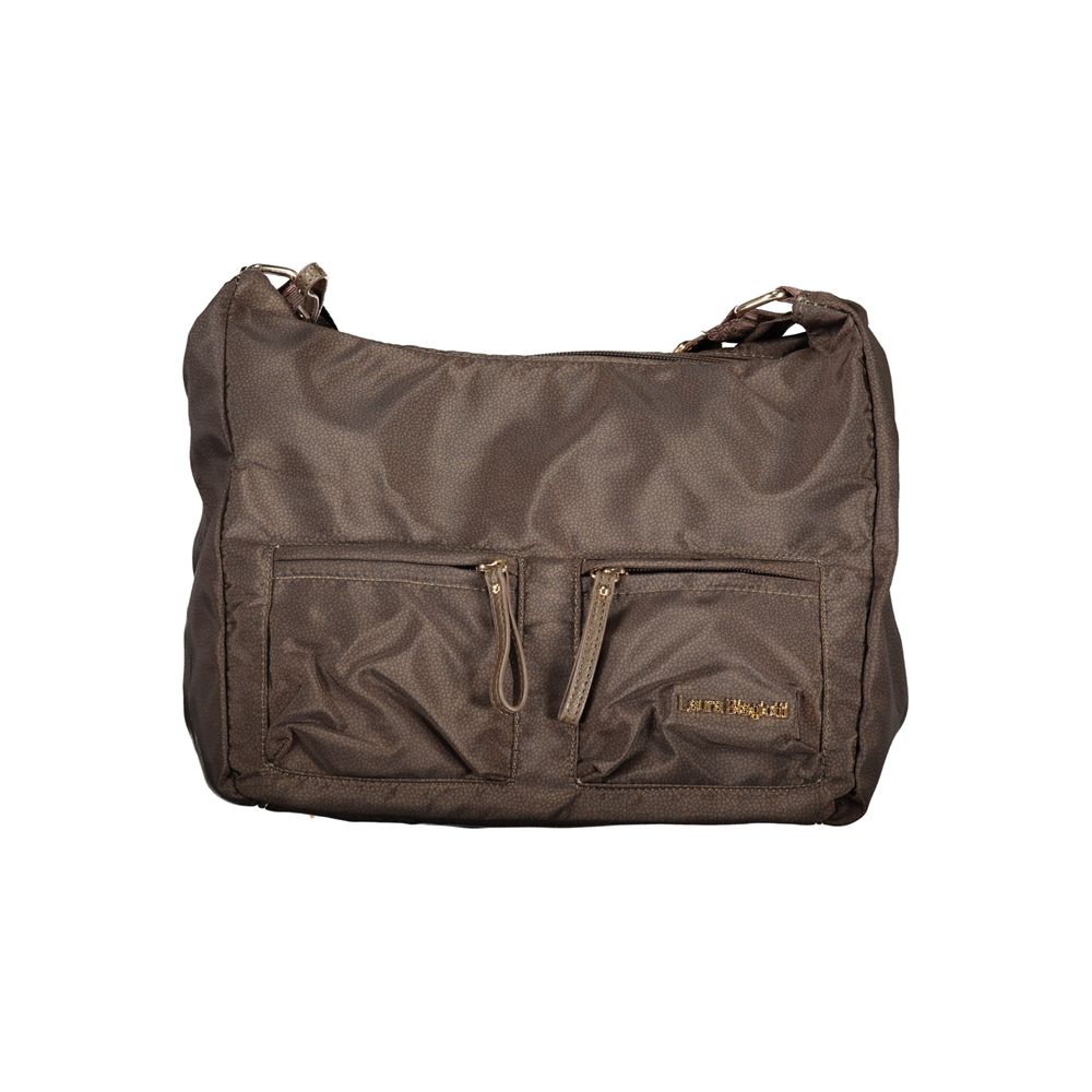Laura Biagiotti Brown Polyester Handbag
