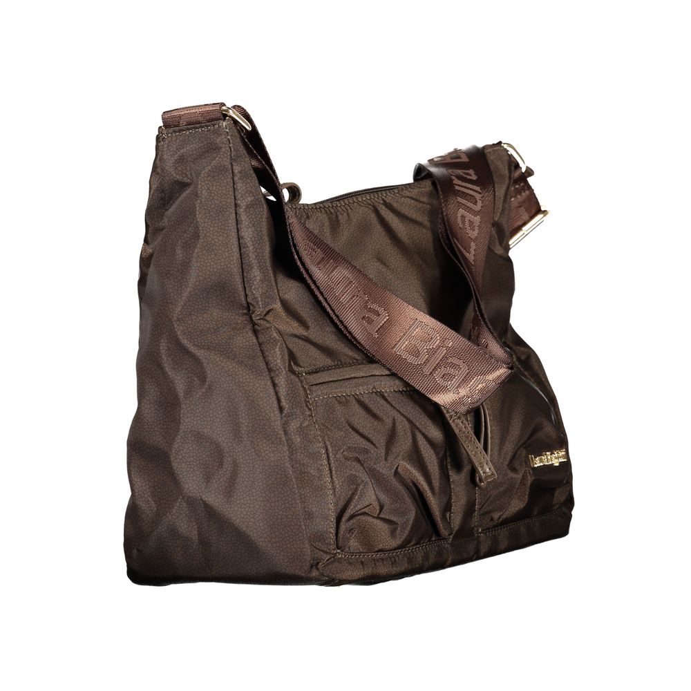 Laura Biagiotti Marrone Polyester Women Handbag - ClickThatClicks 