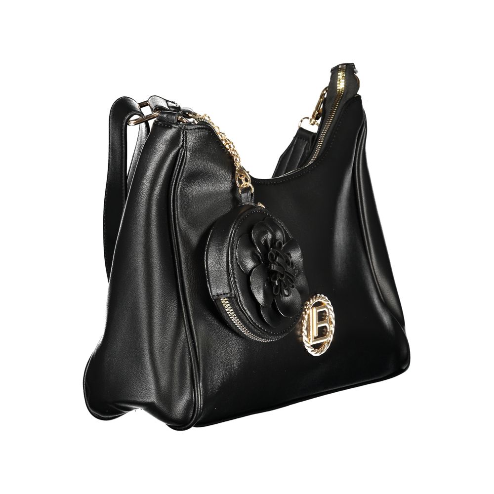 Laura Biagiotti Nero PVC Women Handbag - ClickThatClicks 