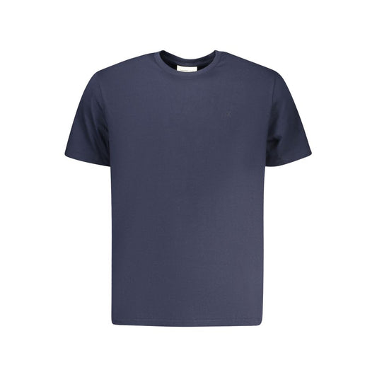 Calvin Klein Blue Cotton Men's T-Shirt - ClickThatClicks 