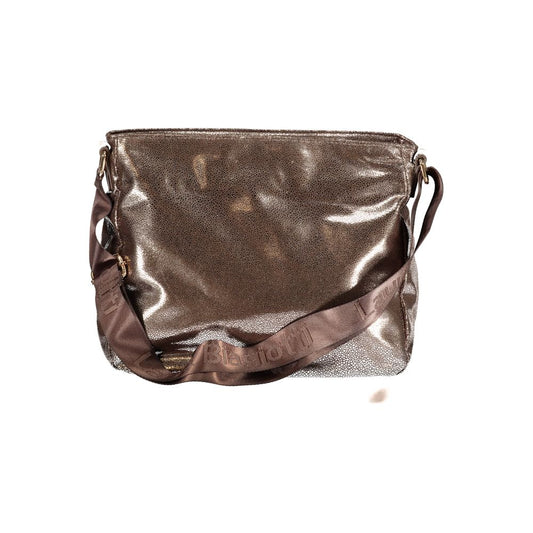 Laura Biagiotti Bronzo Polyester Women Handbag - ClickThatClicks 