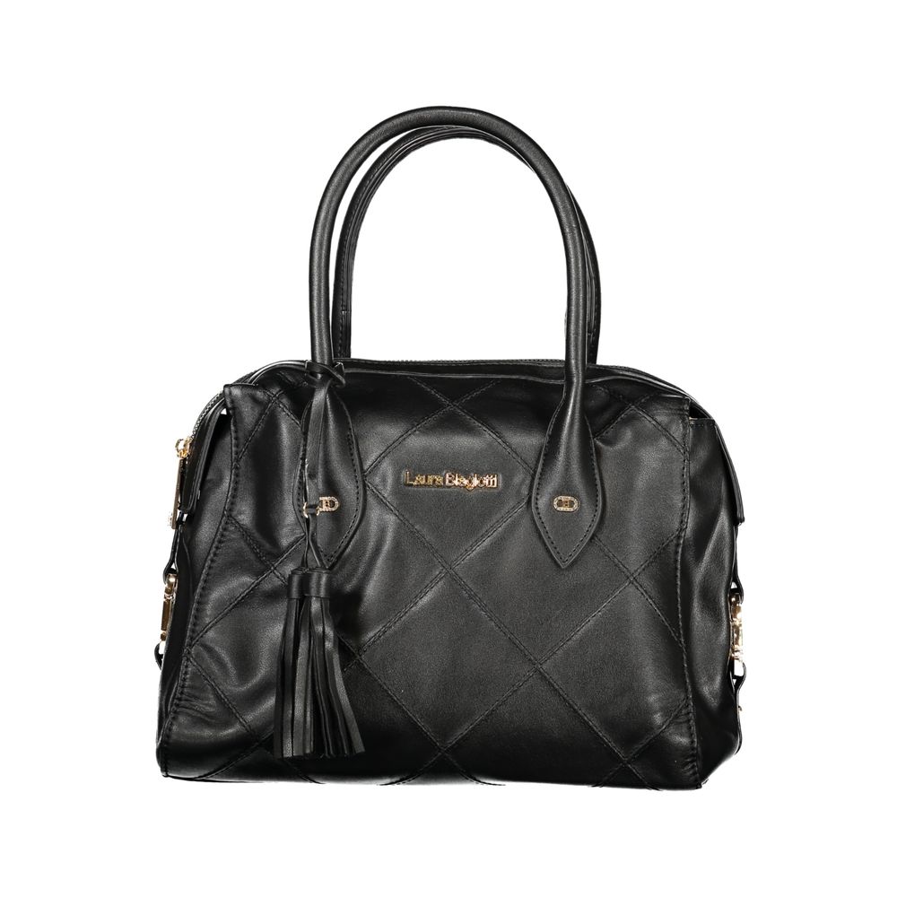 Laura Biagiotti Black PVC Women Handbag - ClickThatClicks 