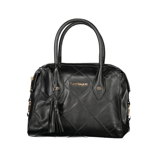 Laura Biagiotti Black PVC Women Handbag - ClickThatClicks 