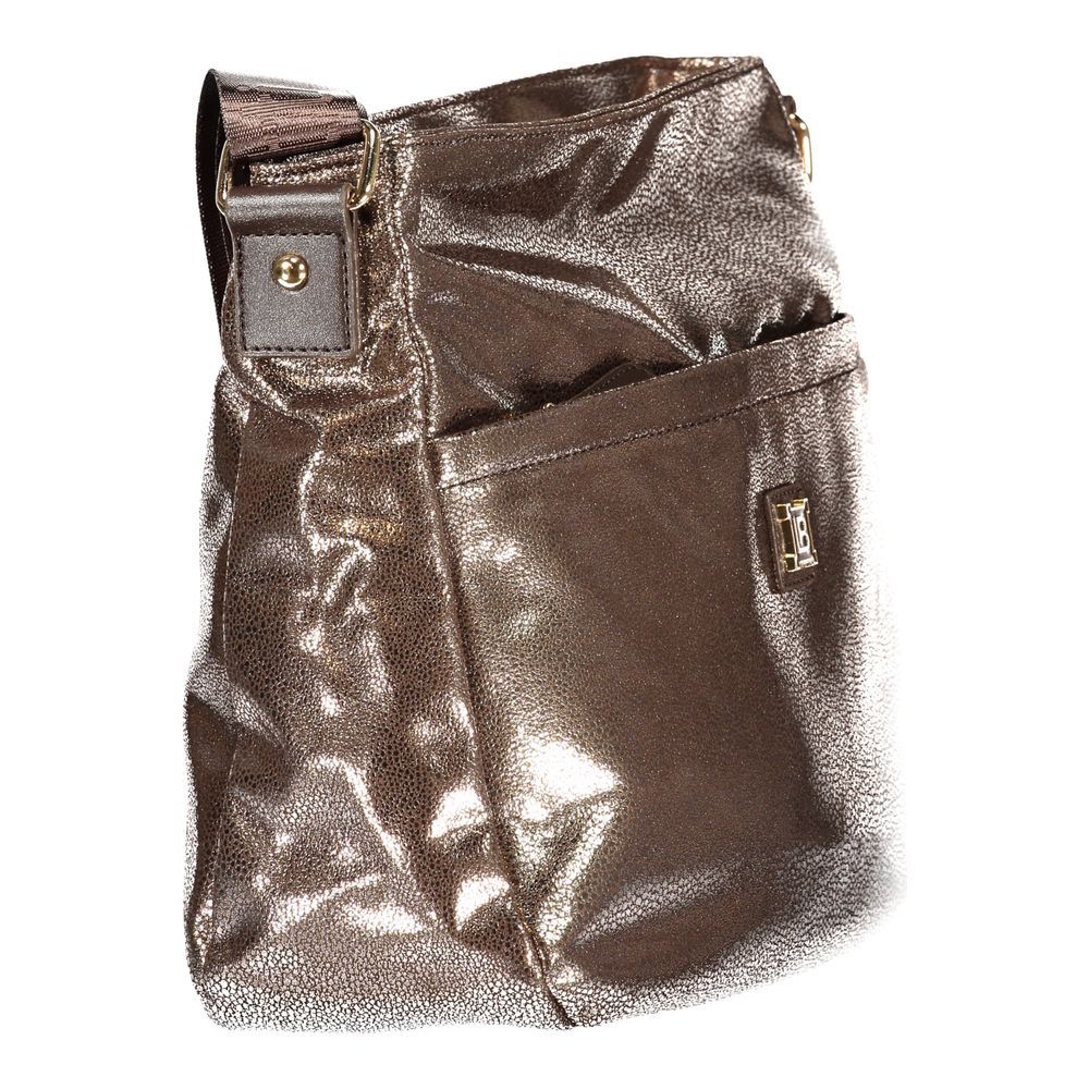 Laura Biagiotti Bronzo Polyester Women Handbag - ClickThatClicks 