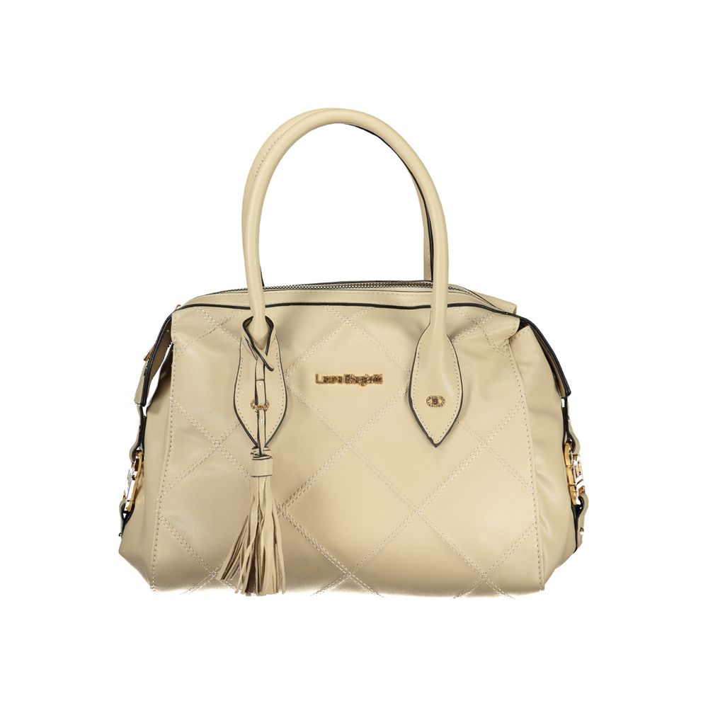 Laura Biagiotti Beige PVC Women Handbag - ClickThatClicks 