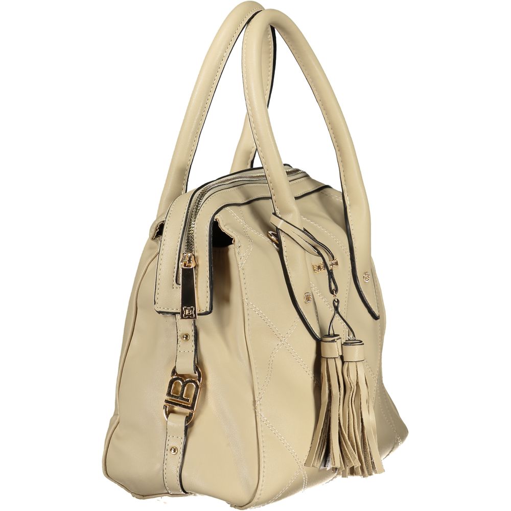 Laura Biagiotti Beige PVC Women Handbag - ClickThatClicks 