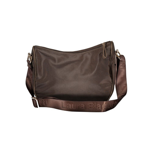 Laura Biagiotti Marrone Polyester Women Handbag