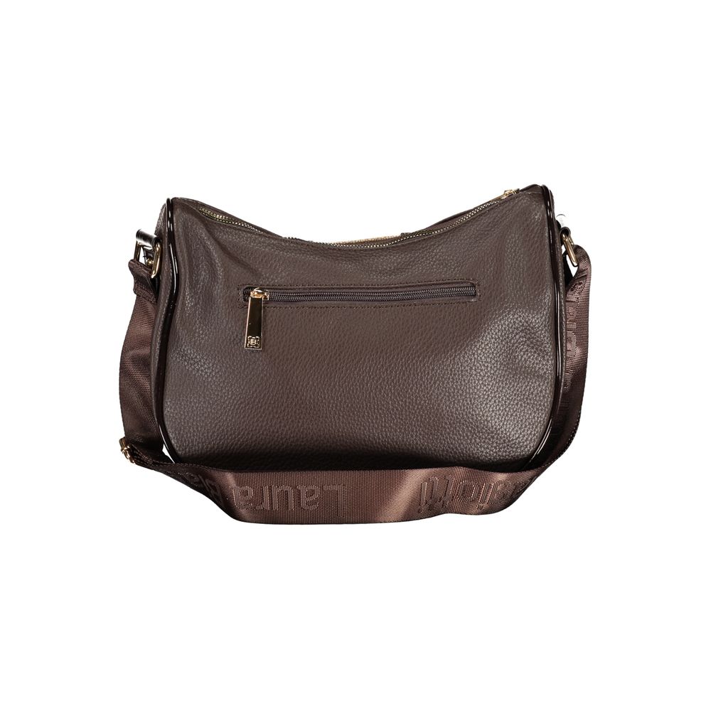 Laura Biagiotti Marrone PVC Women Handbag - ClickThatClicks 