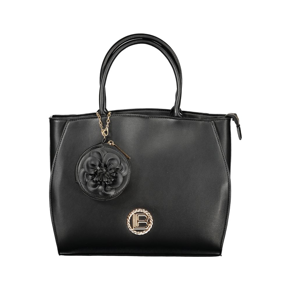 Laura Biagiotti Nero PVC Women Handbag - ClickThatClicks 