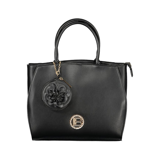 Laura Biagiotti Nero PVC Women Handbag - ClickThatClicks 