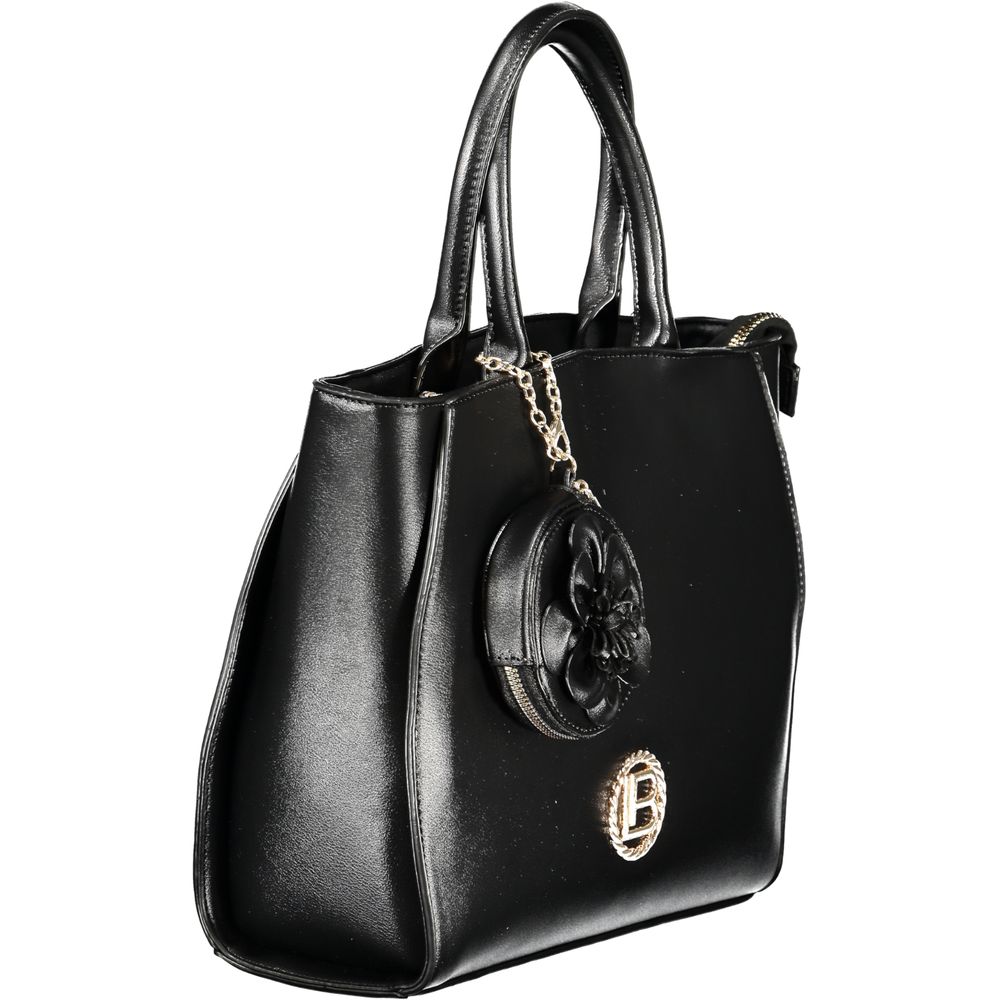 Laura Biagiotti Nero PVC Women Handbag - ClickThatClicks 