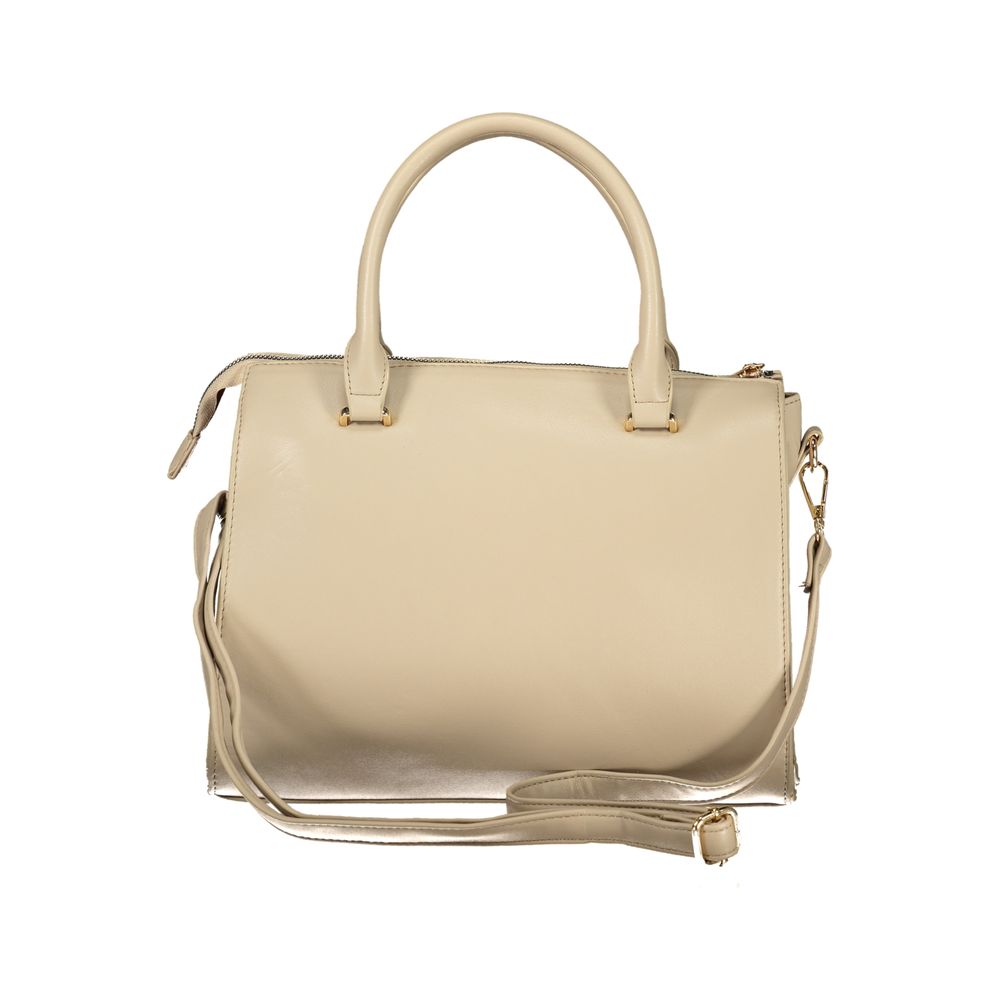 Laura Biagiotti Beige PVC Women Handbag - ClickThatClicks 