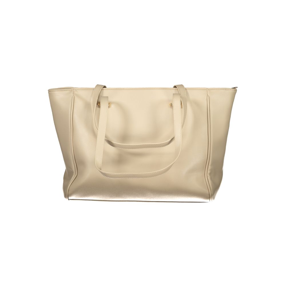 Laura Biagiotti Beige PVC Women Handbag - ClickThatClicks 