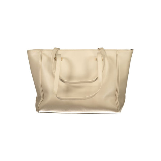 Laura Biagiotti Beige PVC Women Handbag - ClickThatClicks 