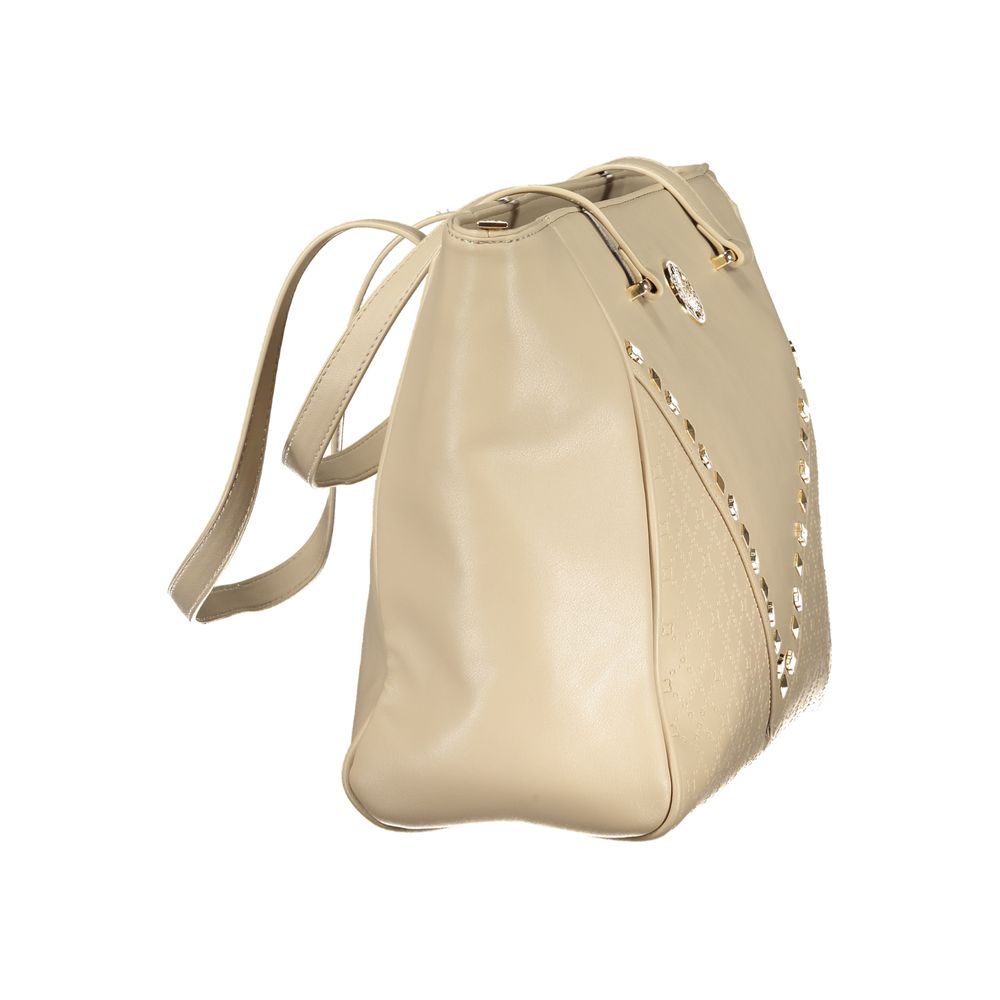 Laura Biagiotti Beige PVC Women Handbag - ClickThatClicks 