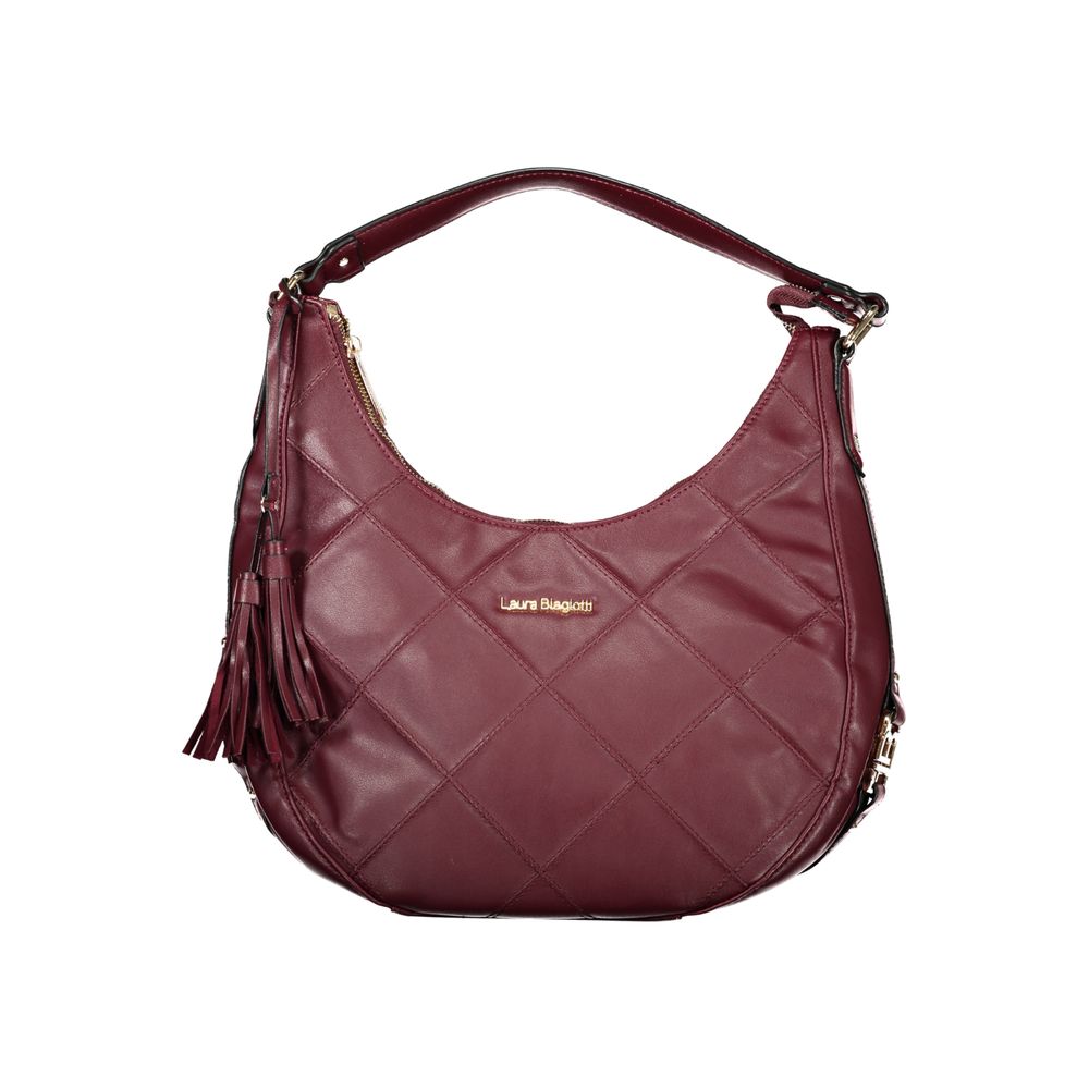 Laura Biagiotti Rosso PVC Female Handbag - ClickThatClicks 