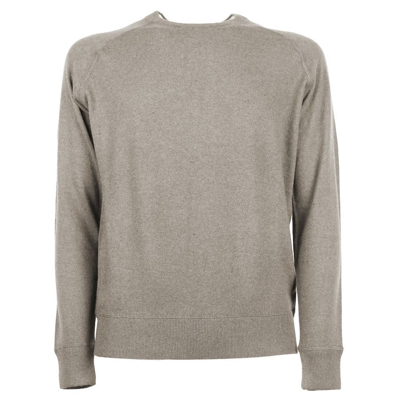 Emilio Romanelli Beige Cashmere Men Sweater