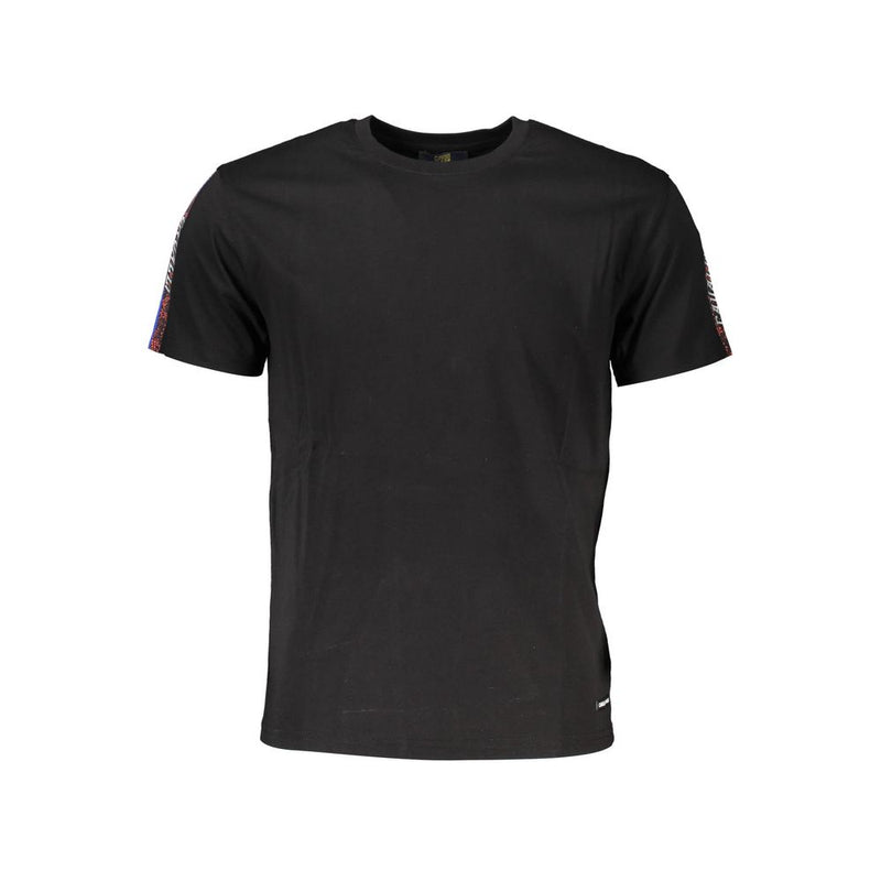 Cavalli Class Black Cotton T-Shirt