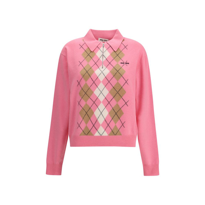 Miu Miu Multicolor Cashmere Sweatshirt