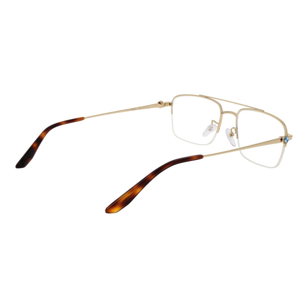 BMW Gold Metal Glasses (Frames) - ClickThatClicks 