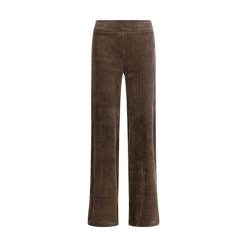 Avenue Montaigne Brown Cotton Casual Pants