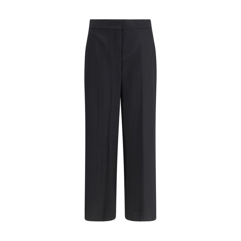 Max Mara Black Fleece Wool Casual Pants