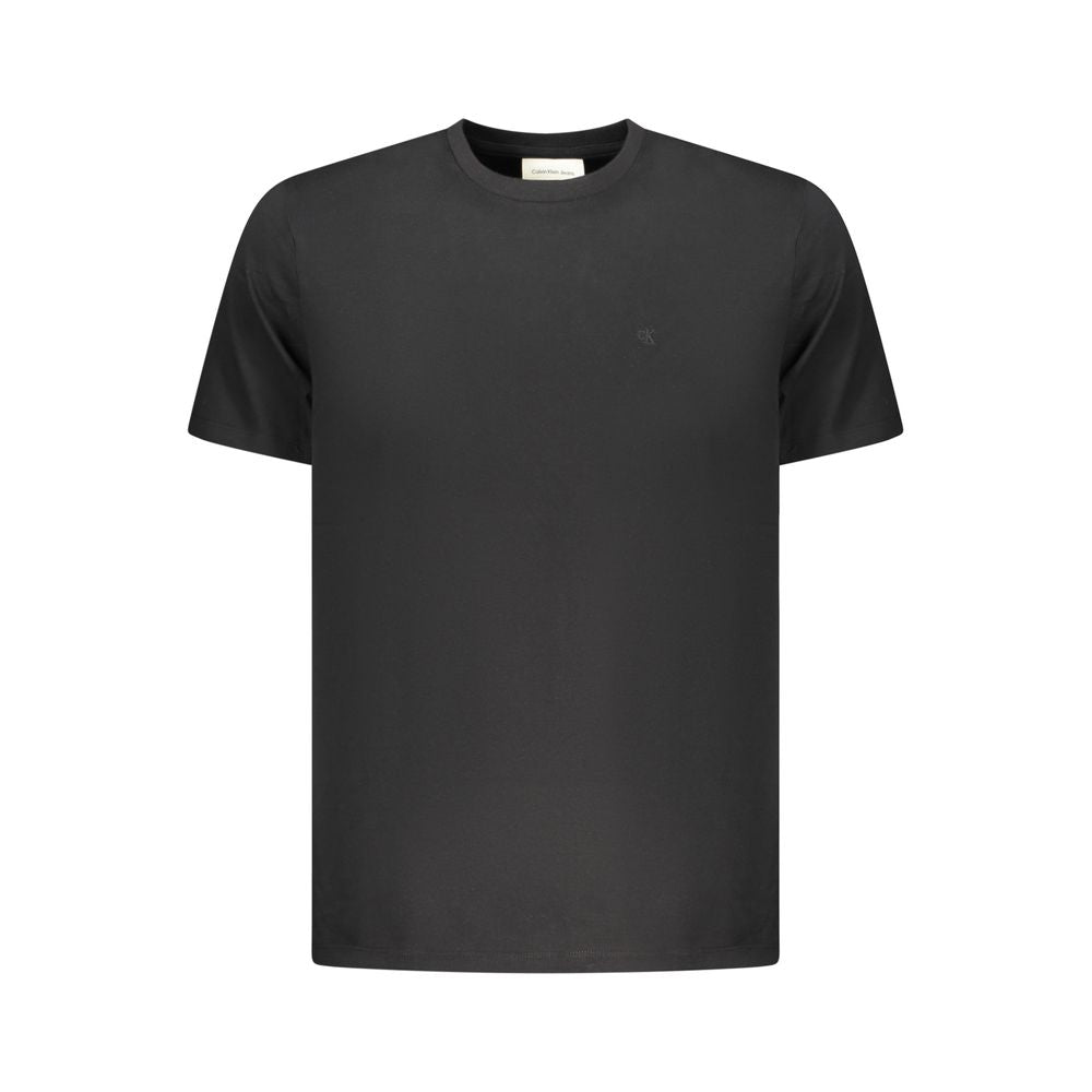 Calvin Klein Black Cotton Men T-Shirt - ClickThatClicks 