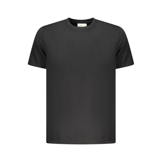 Calvin Klein Black Cotton Men T-Shirt - ClickThatClicks 