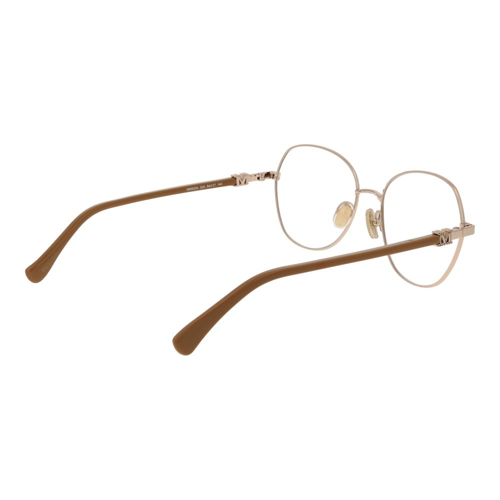Max Mara Gold Metal Glasses (Frames) - ClickThatClicks 