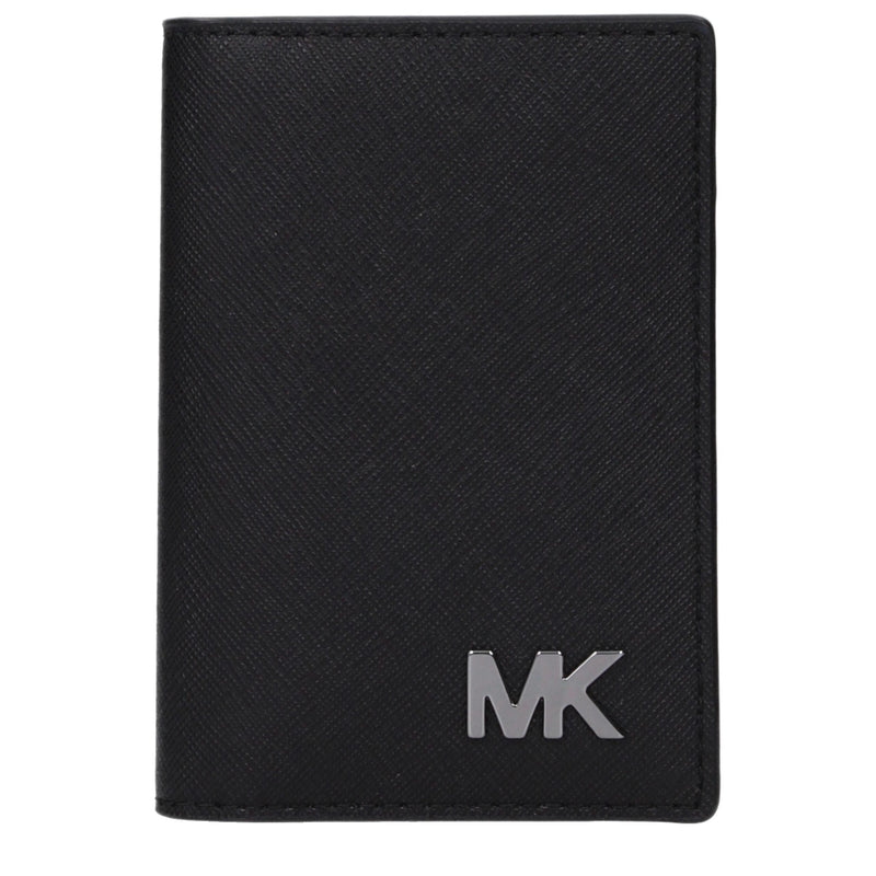Michael Kors Black Fabric Cardholder