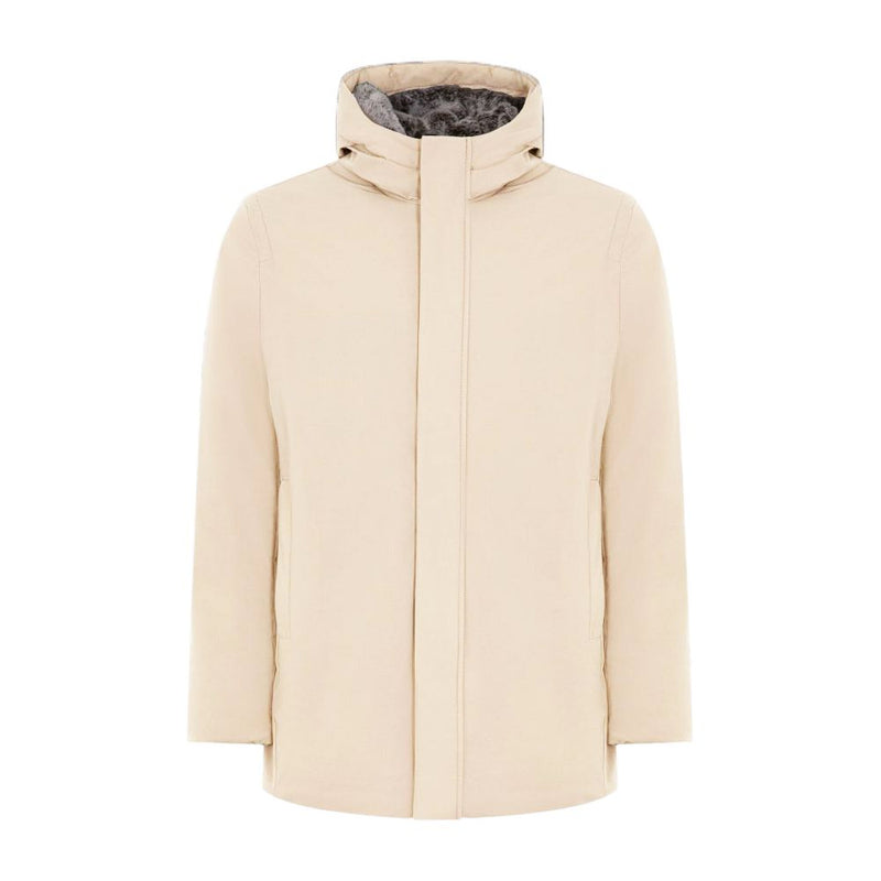 Suns White Polyester Jackets & Coat