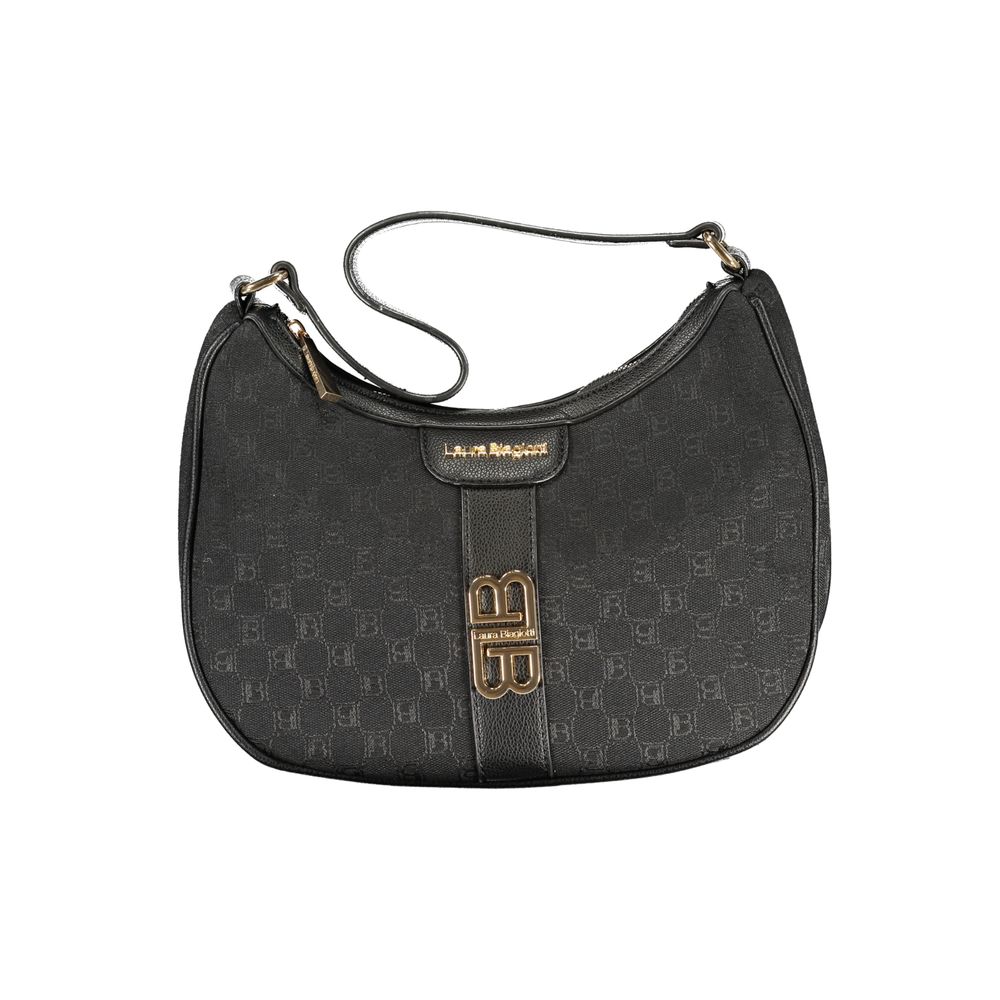 Laura Biagiotti Black Polyester Women Handbag - ClickThatClicks 