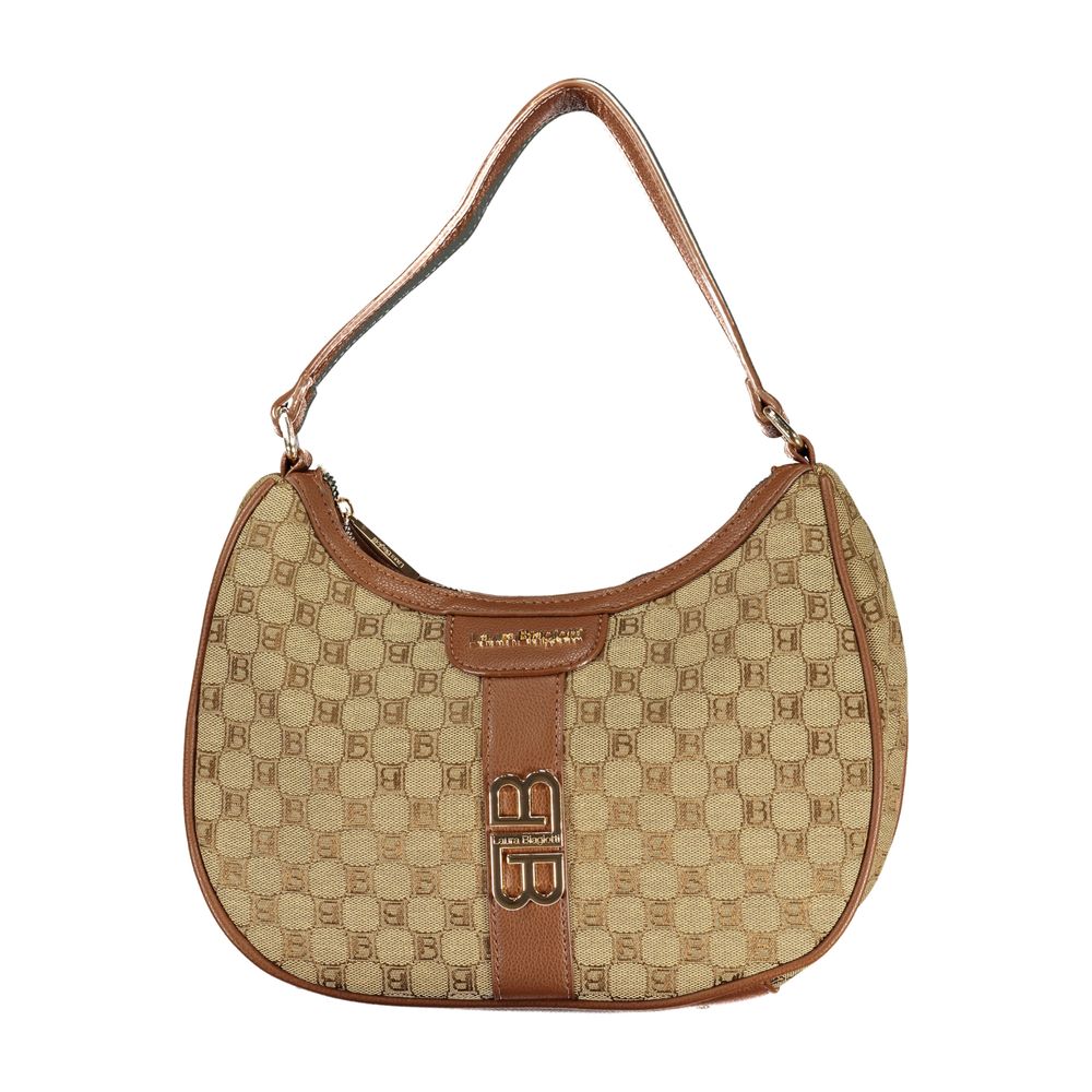 Laura Biagiotti Beige Polyester Handbag