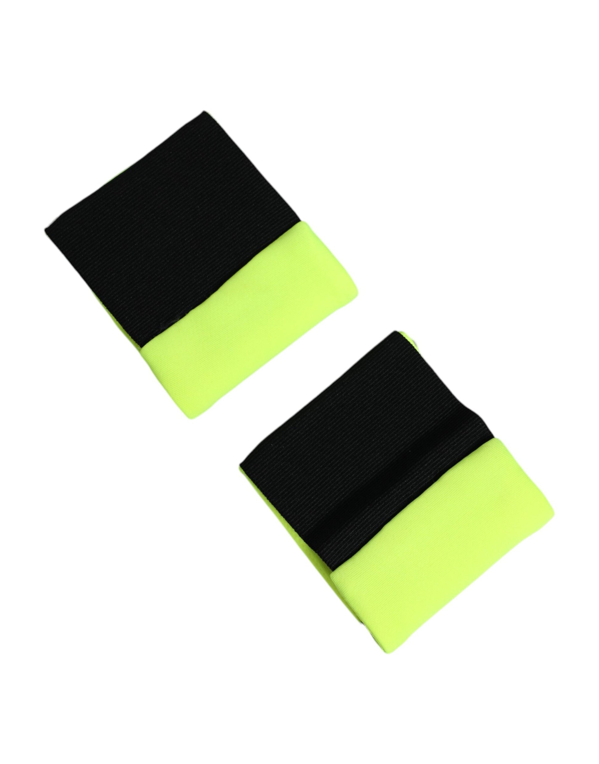 Dolce & Gabbana Yellow Green DG Logo Polyester 1 Pair  Wristband - ClickThatClicks 