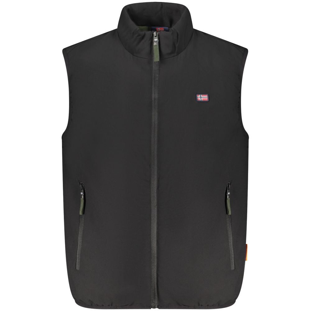 Norway 1963 Black Polyester Men's Jacket - ClickThatClicks 
