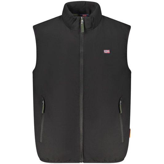 Norway 1963 Black Polyester Men's Jacket - ClickThatClicks 