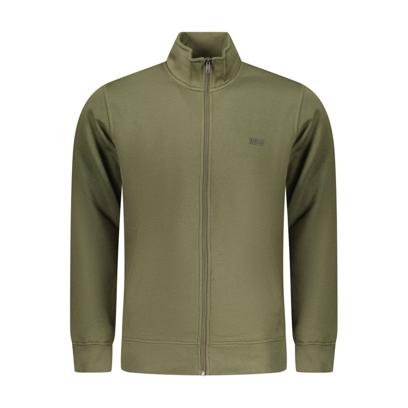Rifle Green Cotton Men Sweater