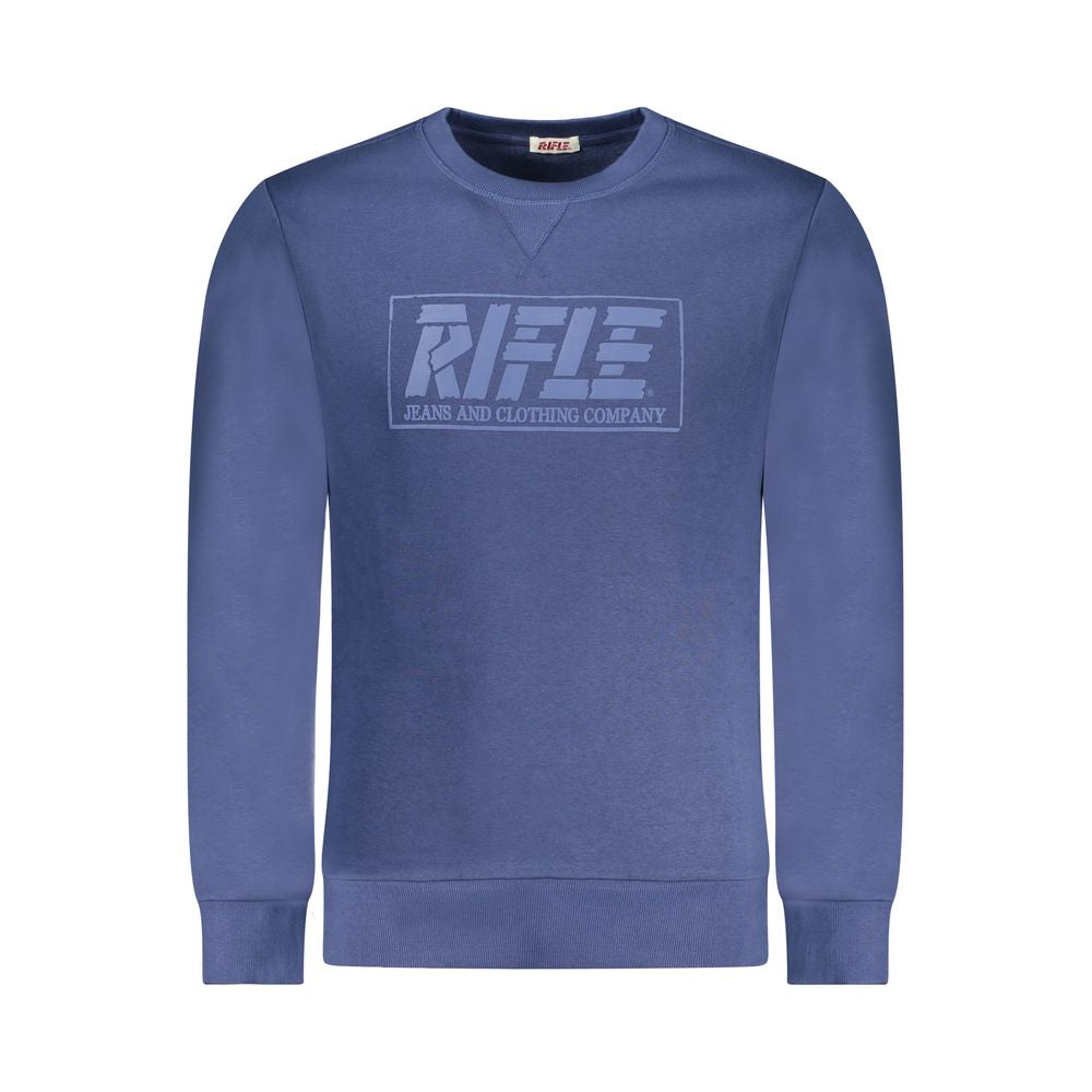 Rifle Blue Cotton Men Sweatshirt - ClickThatClicks 