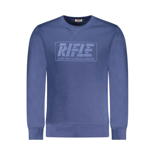 Rifle Blue Cotton Men Sweatshirt - ClickThatClicks 